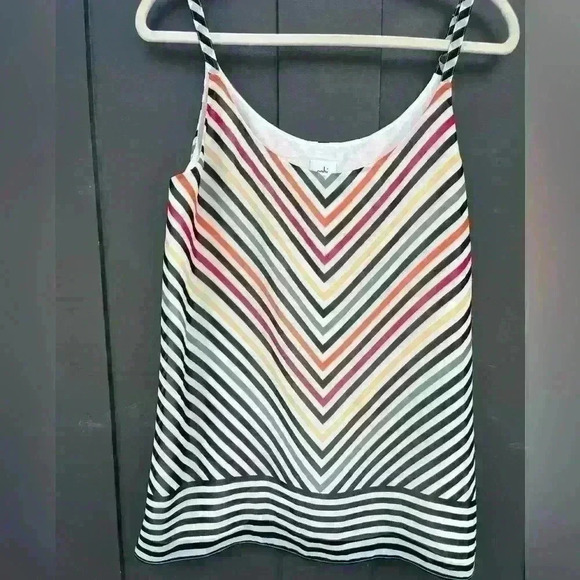CABI #5042 Stripe Lined Tank Size Medium - Picture 6 of 9